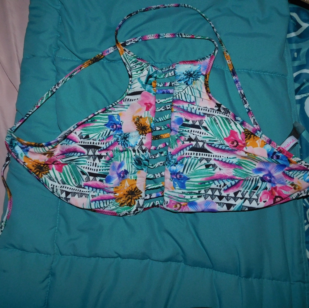 Halter bathing suit top (adult S)